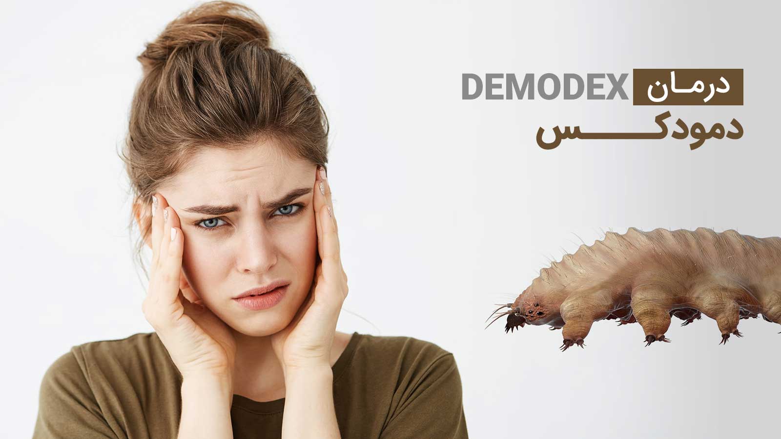 قیمت خرید سرم ضد ریزش موی سر Call My Hair | محلول از بین برنده و درمان دمودکس DEMODEX